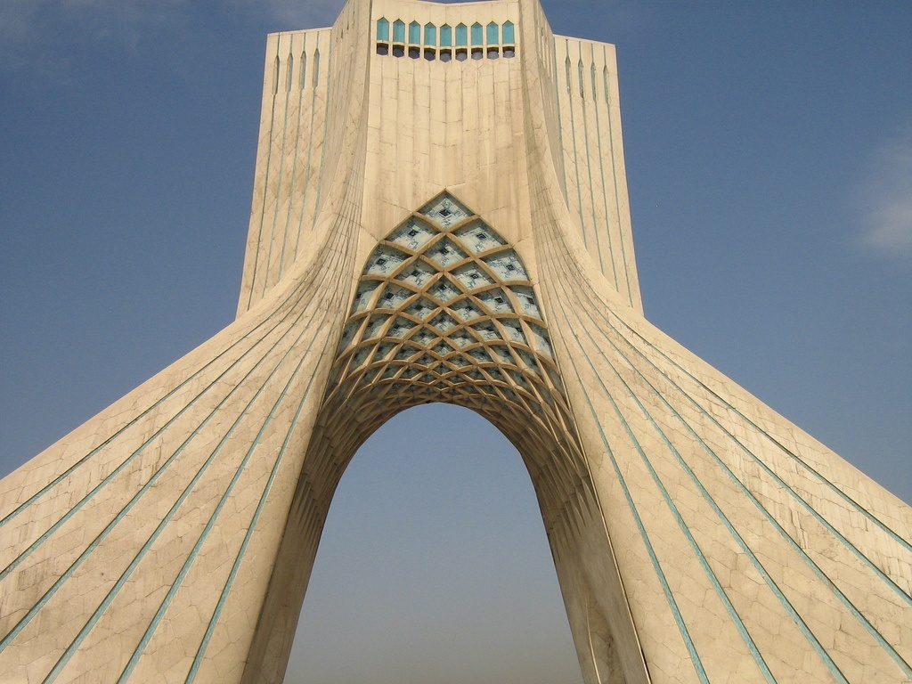 FREEDOM MONUMENT IN TEHRAN, IRAN - a photo on Flickriver